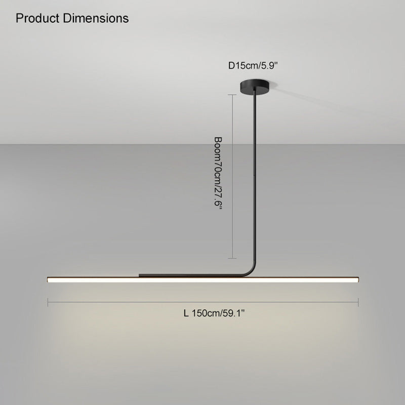 Decorative LED Ceiling Pendant Lamp Modern Minimalist Asymmetrical Design