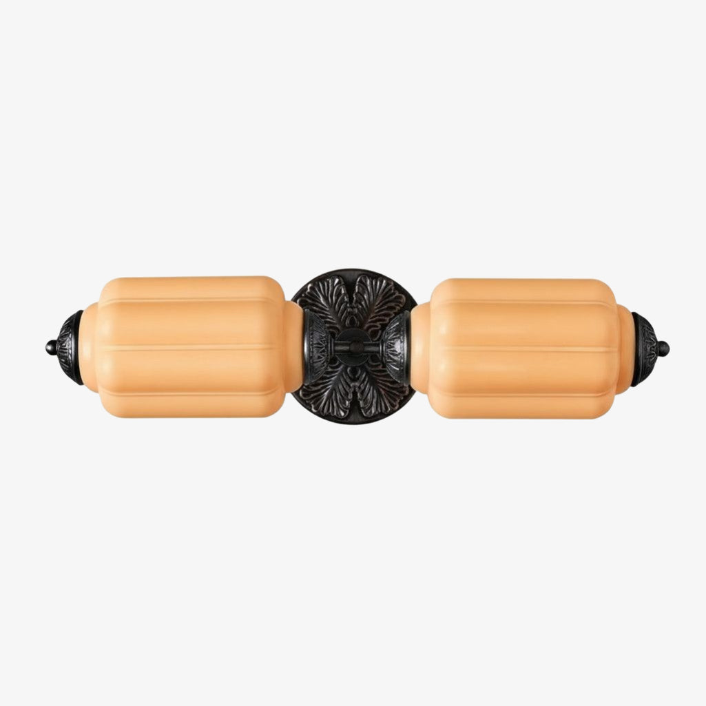 Eloise Brass Wall Sconce – Elegant Milk Glass Vintage Lighting
