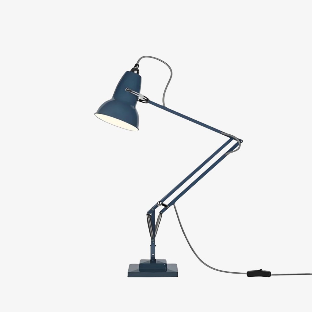 Classic Multicolor Desk Lamp - Adjustable Spring-Arm for Study Room