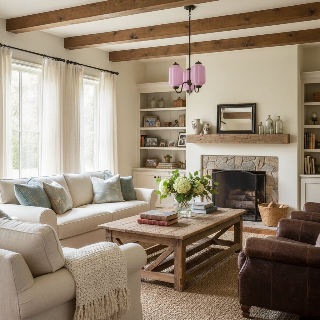 Eloise Vintage Glass Chandelier - Milk Glass Home Accent