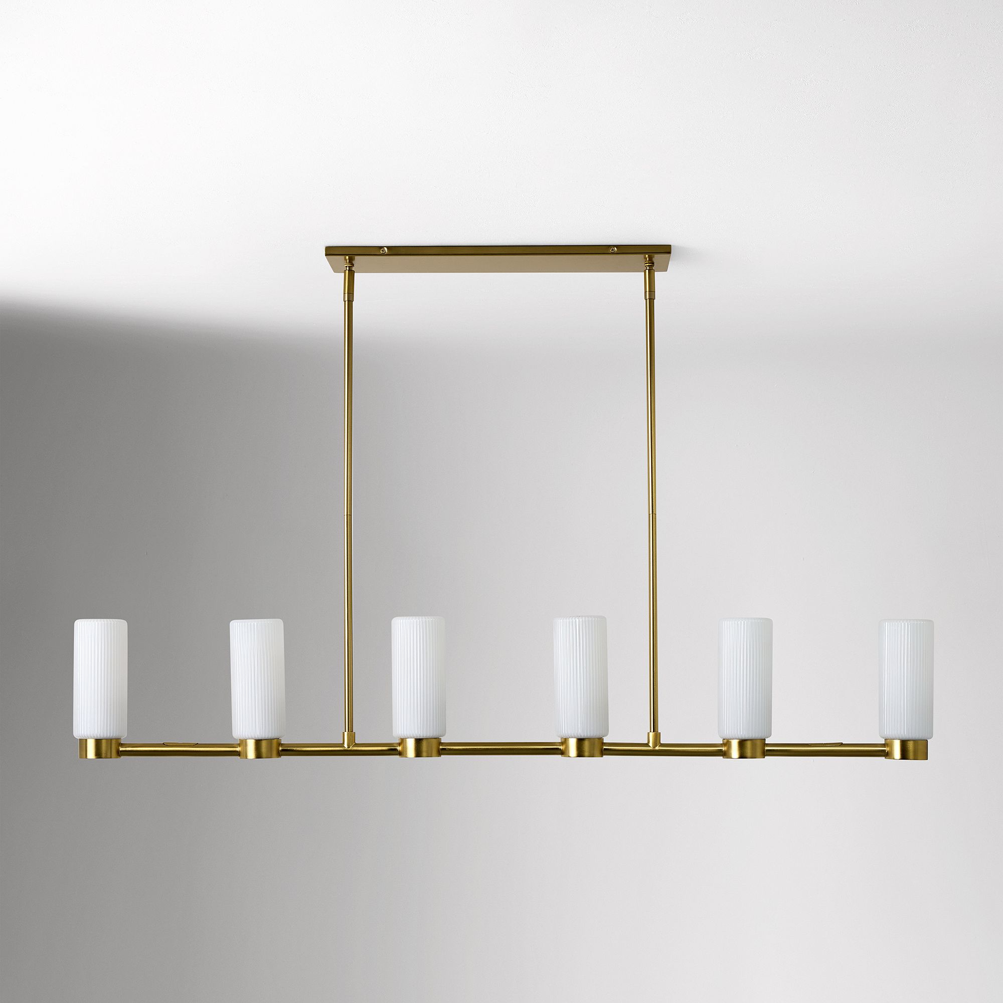 Rivora Fluted Glass Chandelier – Elegant Ribbed Lasting Design