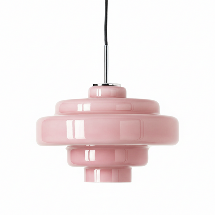 Koloro Millie Glass Pendant Light - Retro Style with Modern Elegance