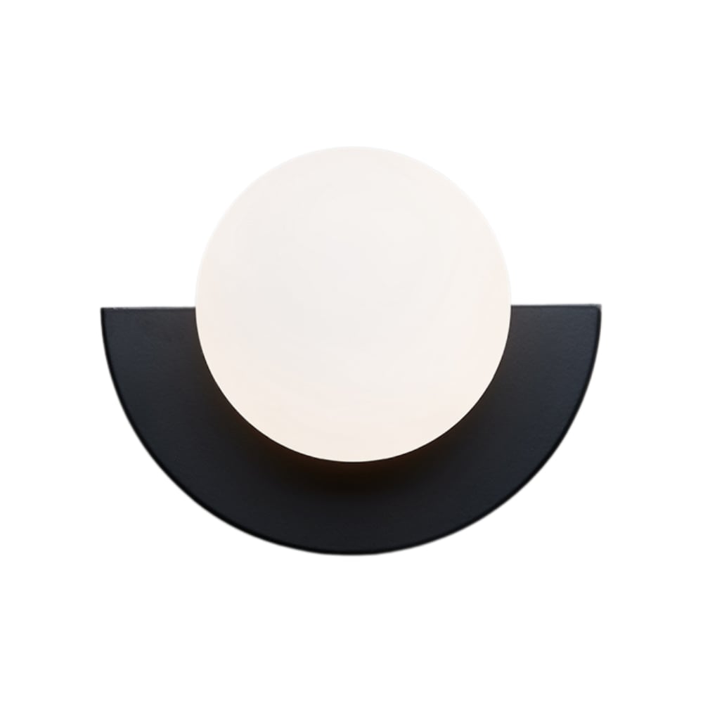 Vibrant Macaron Glass Orb Wall Sconce Metal Nordic Modern Decor