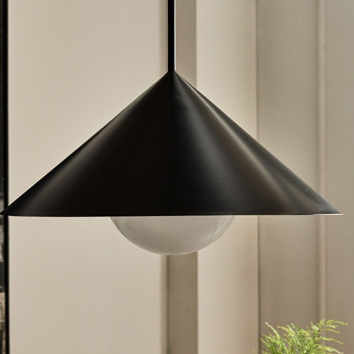 Brivana Adjustable Pendant – Cone Shade Light for Kitchen or Dining