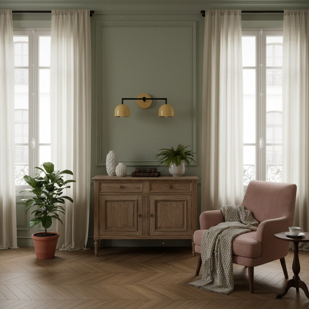 Metio Dome Farmhouse Vanity Wall Light - Modern Domed Sconce