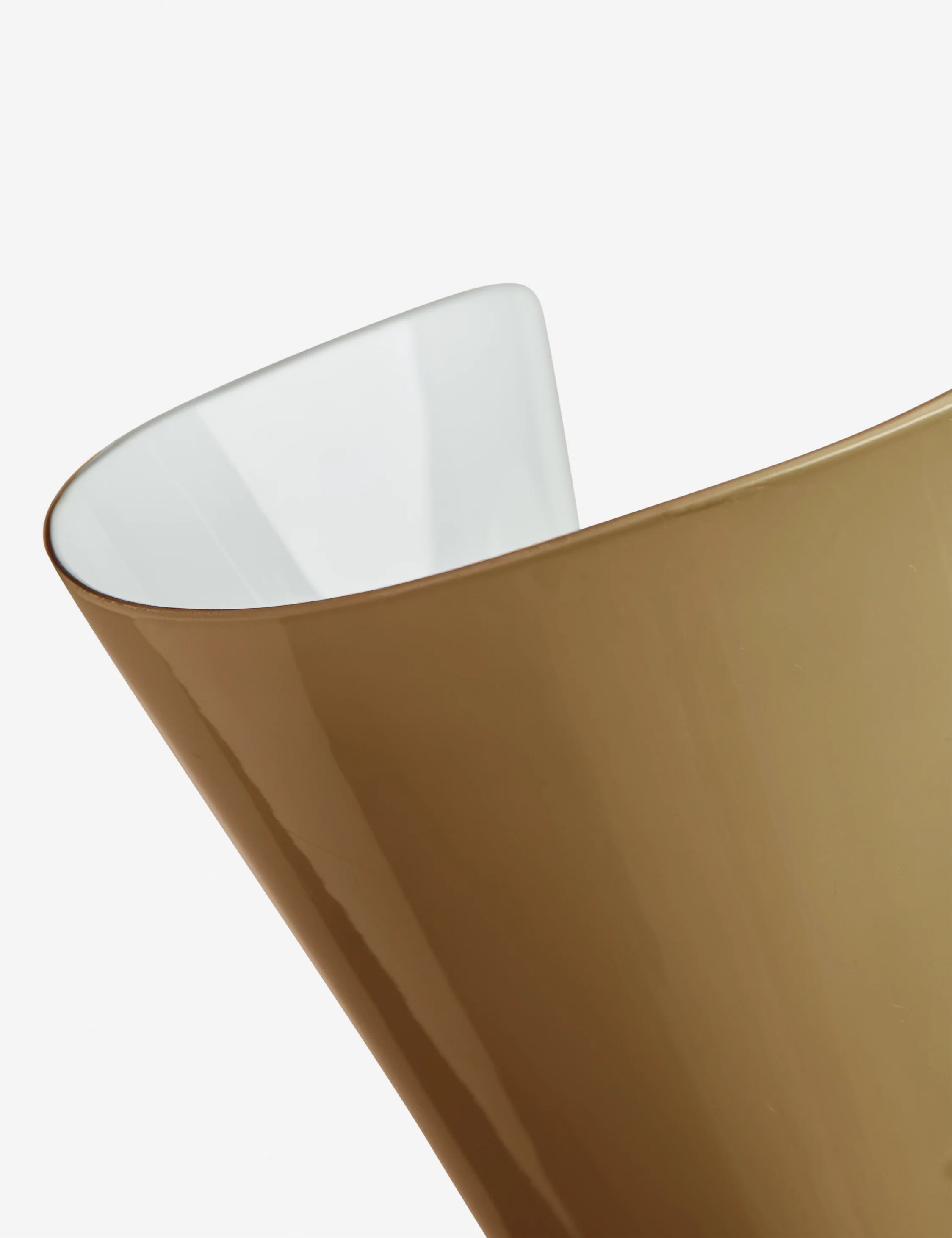 Bellina Radner Pendant Light – Colored Glass Shade with Brass Detail for Modern Spaces