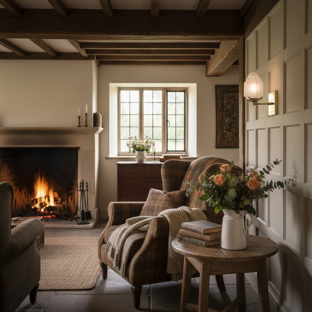 Tierlux Glass Art Deco Wall Sconce - Glass Frosted Globes with Skyscraper Globe