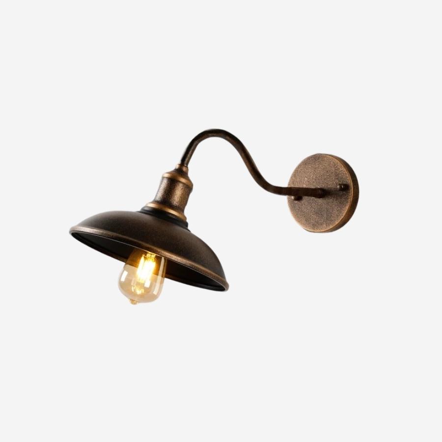Bronze Finish Industrial Outdoor Wall Sconce Light