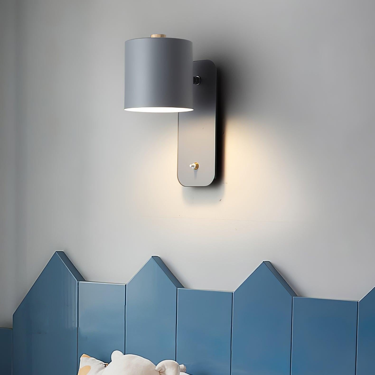 Rotatable Cylinder Wall Lamp — Minimalist Metal Indoor Lighting