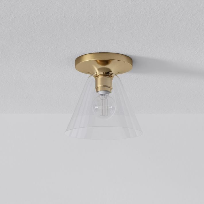 Plafonnier encastré Conica Cone – Plafonnier en verre pour espaces modernes