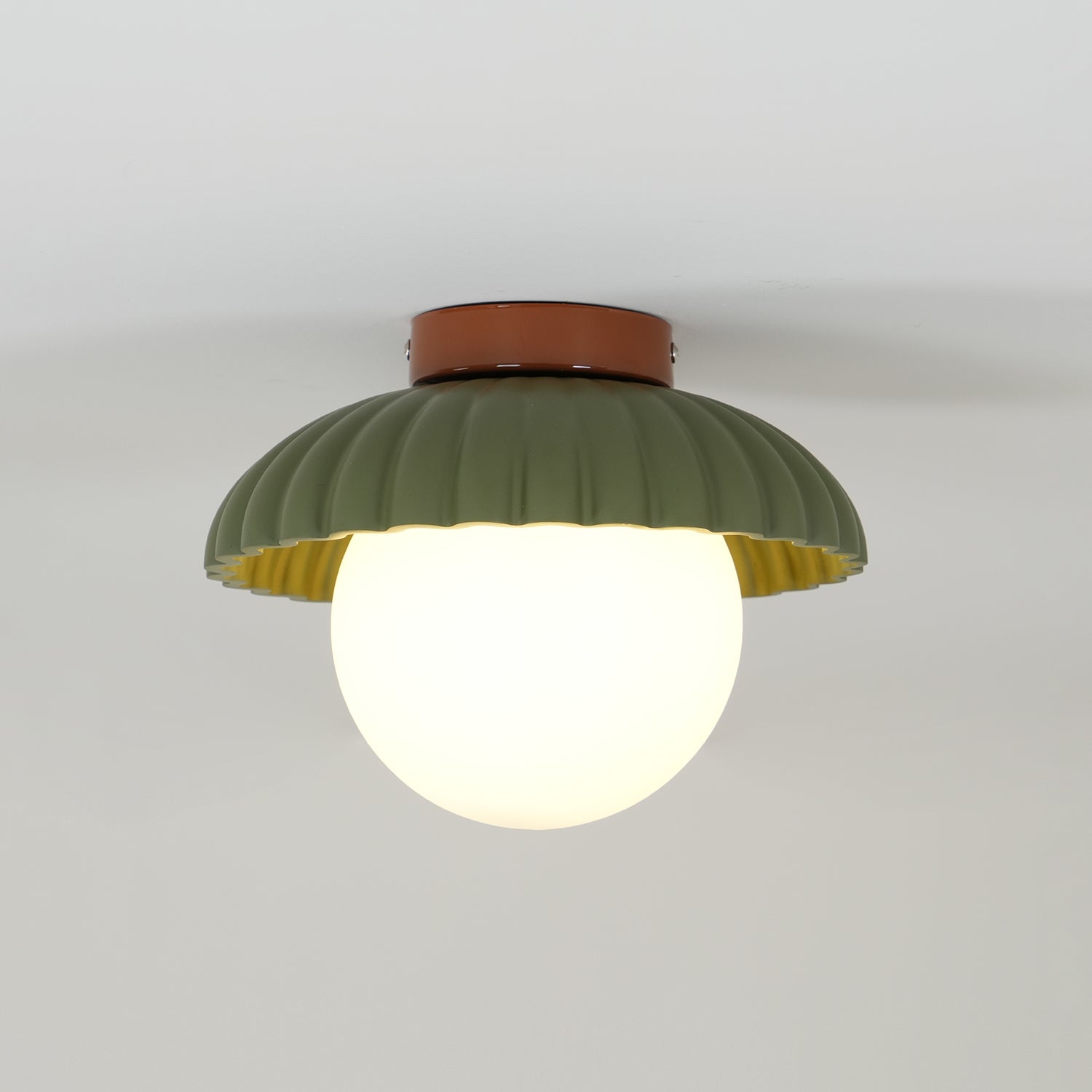Classy Alien Cream Style Ceiling Light with Classic Round Shape
