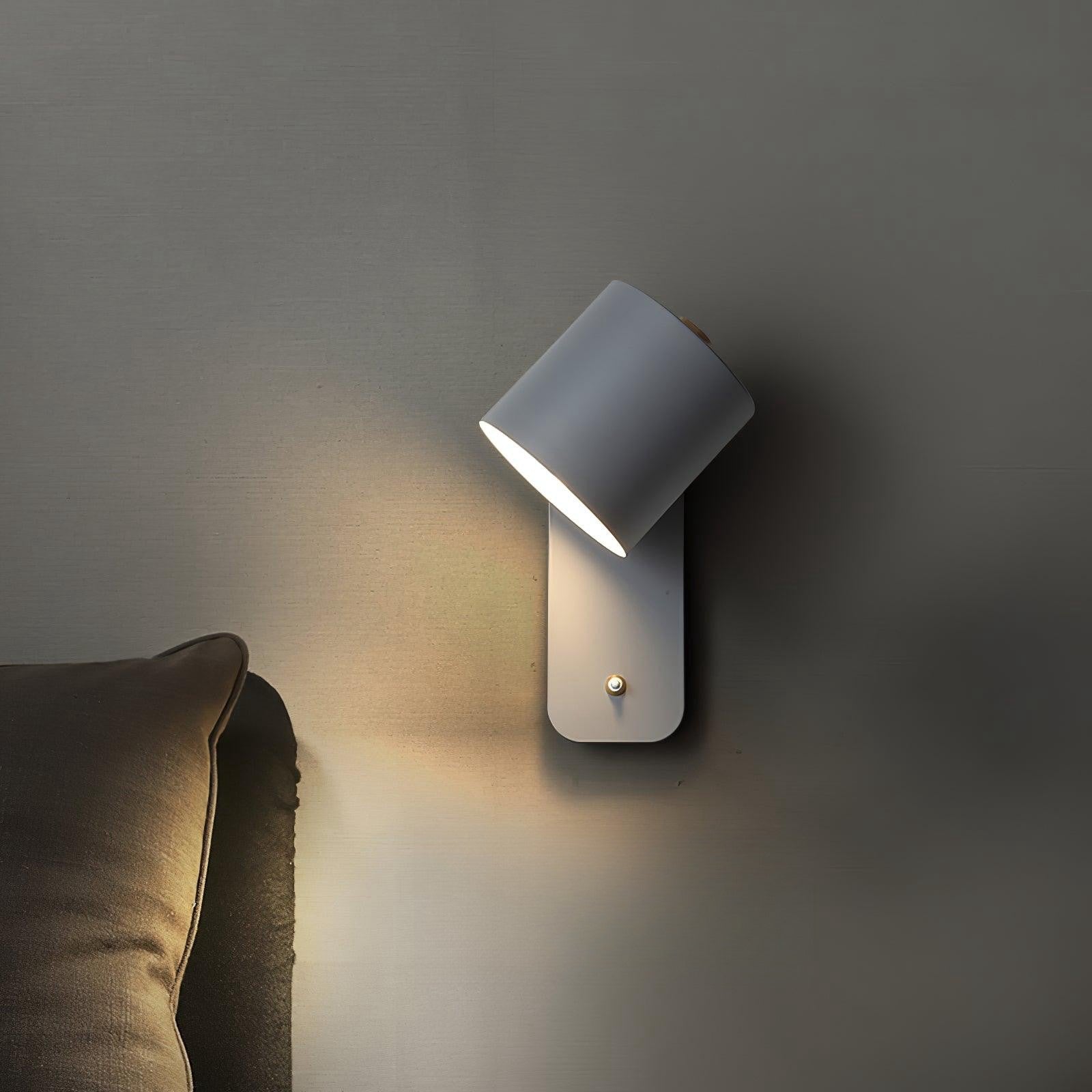 Rotatable Cylinder Wall Lamp — Minimalist Metal Indoor Lighting