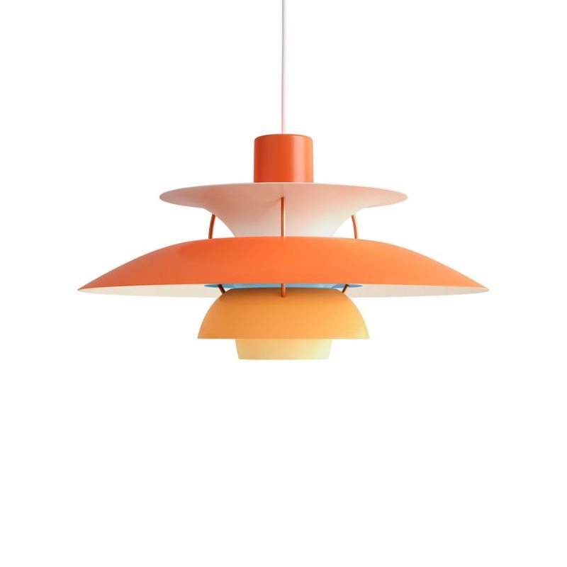 Suspension multicouche danoise - Lampe de salle à manger scandinave en métal