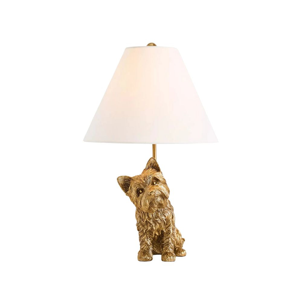 Pawdia Fabric Decorative Table Lamp - Animal Sculpture Bedside Lamp