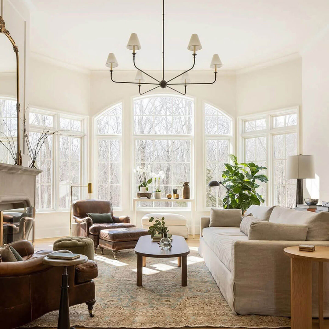 Piaf Grande Modern Industrial Metal Chandelier