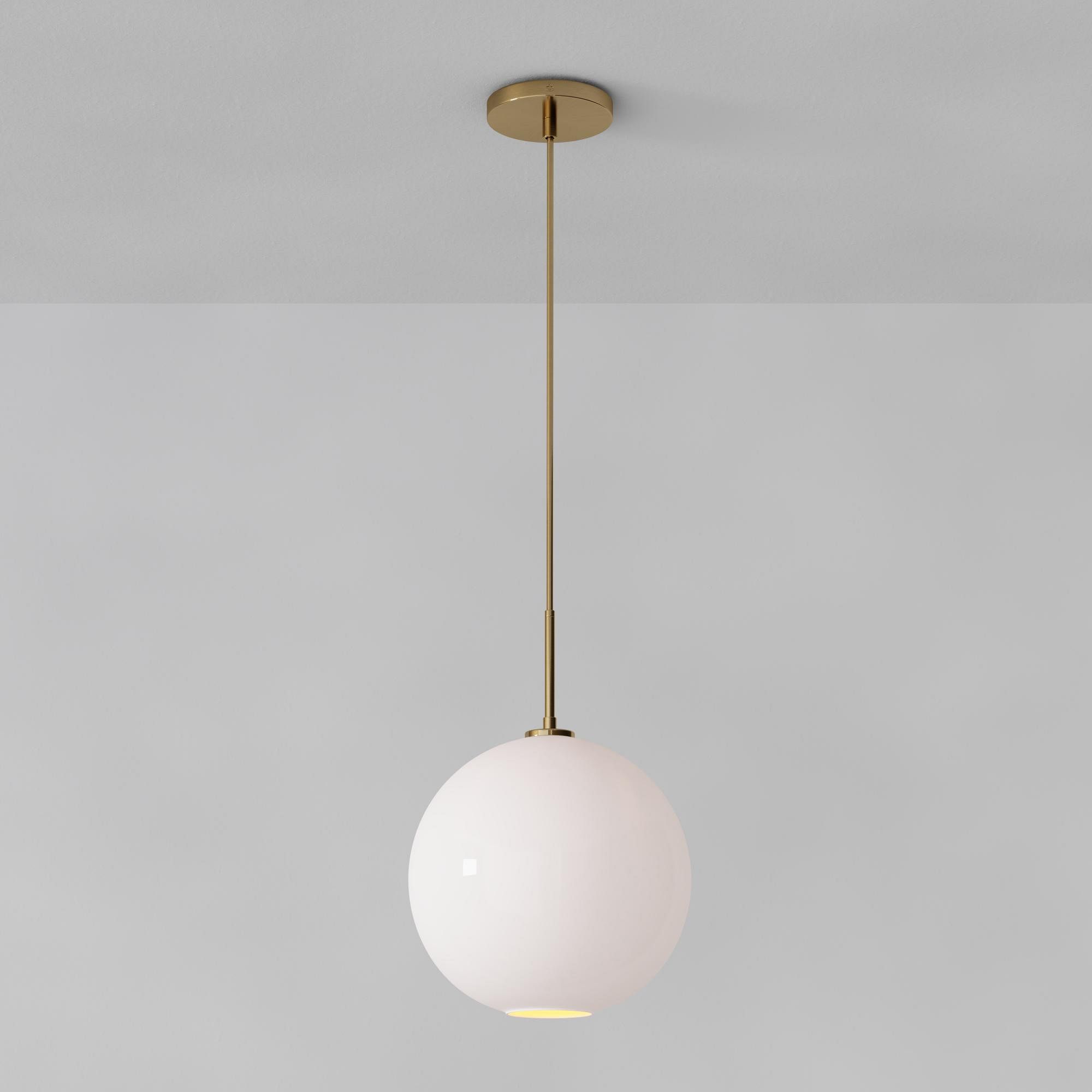 Selvion Sculptural Globe Pendant Light - Modern Glass Pendant Lamp - Sleek Design