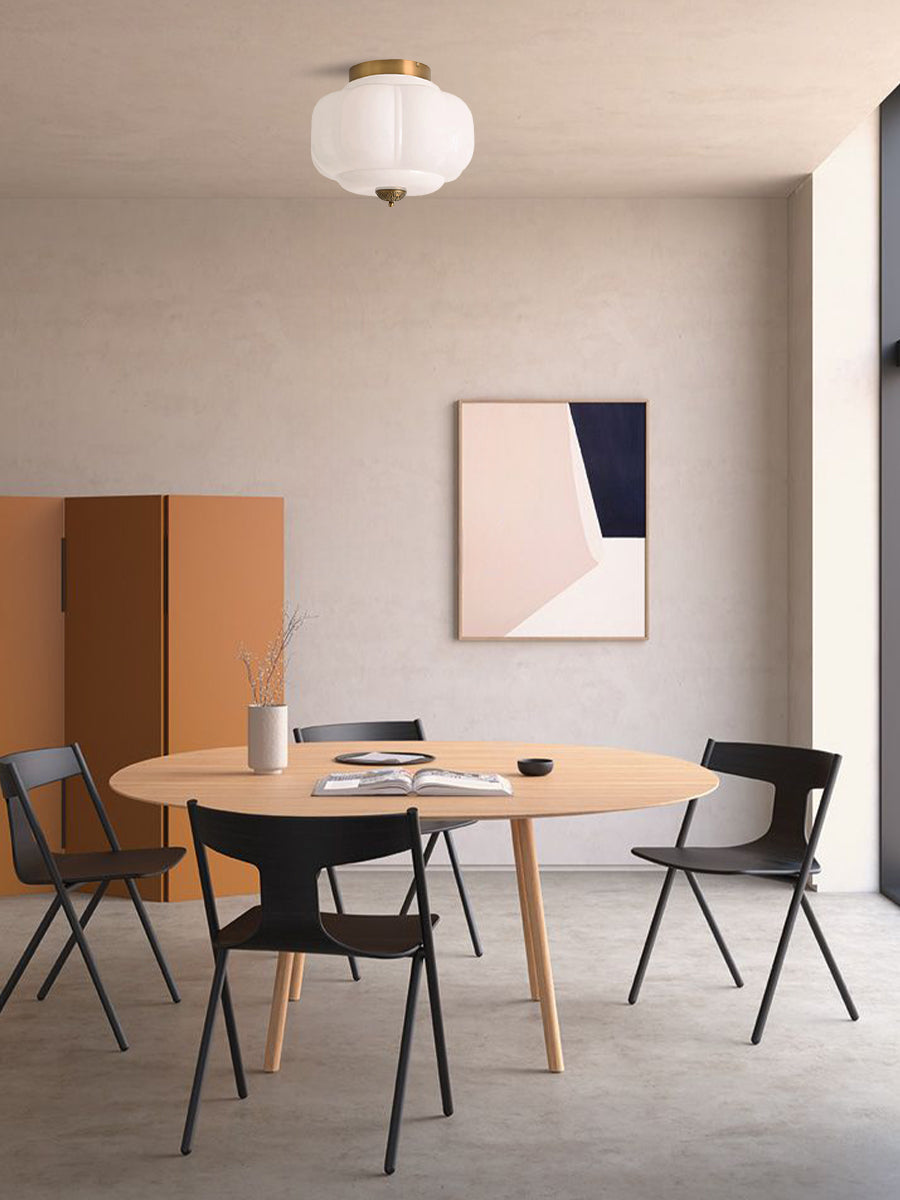 Stylish Green Glass Ceiling Light