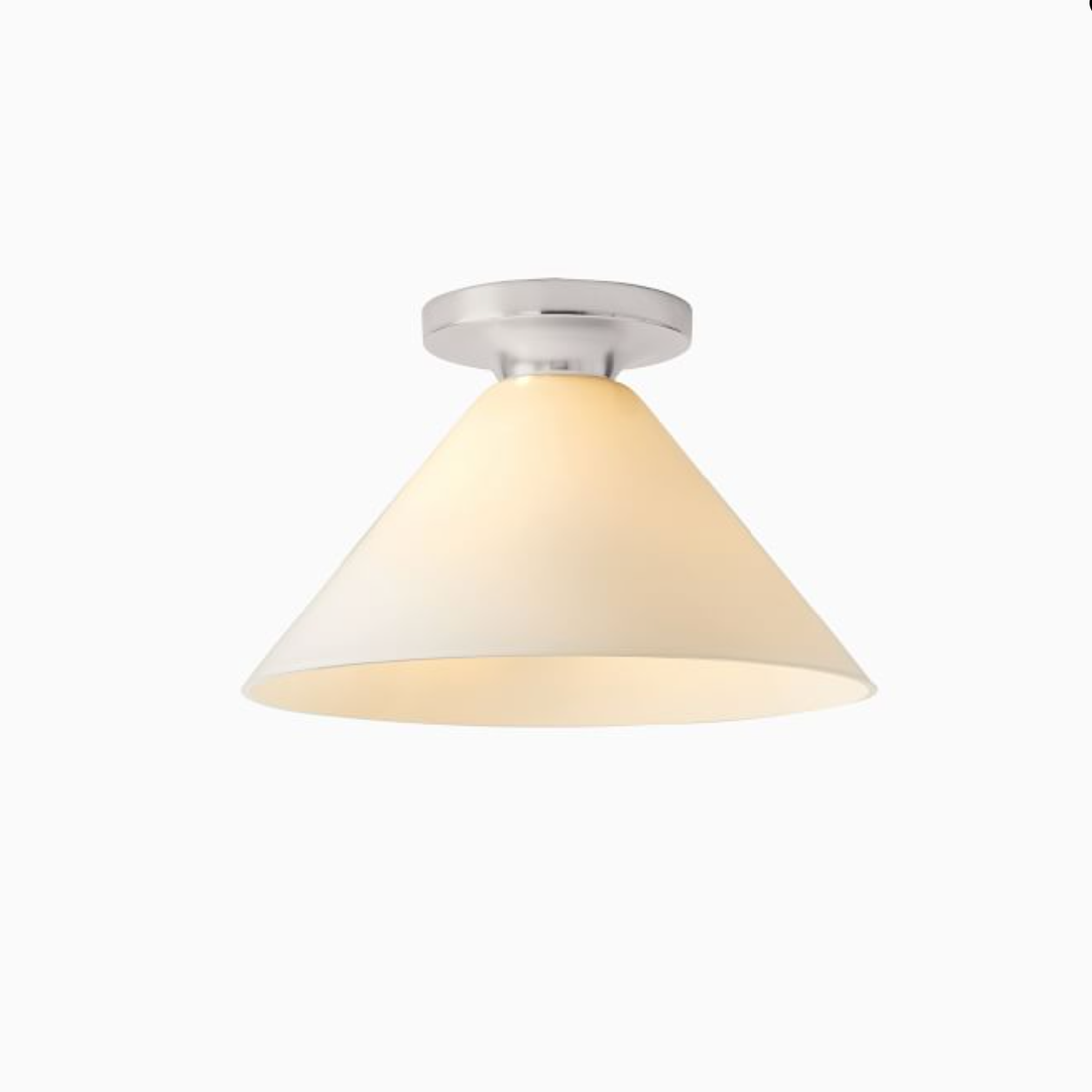Plafonnier encastré Conica Cone – Plafonnier en verre pour espaces modernes