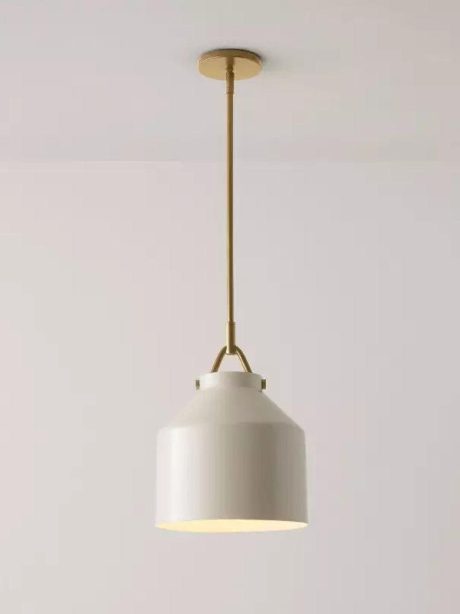 Suspension minimaliste en métal Morandi : un charme doux et subtil