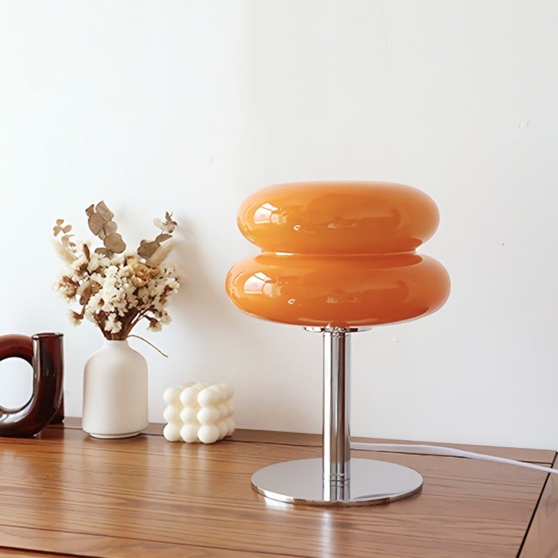 Retro Bauhaus Lollipop Ripple Table Lamp for Bedroom S19