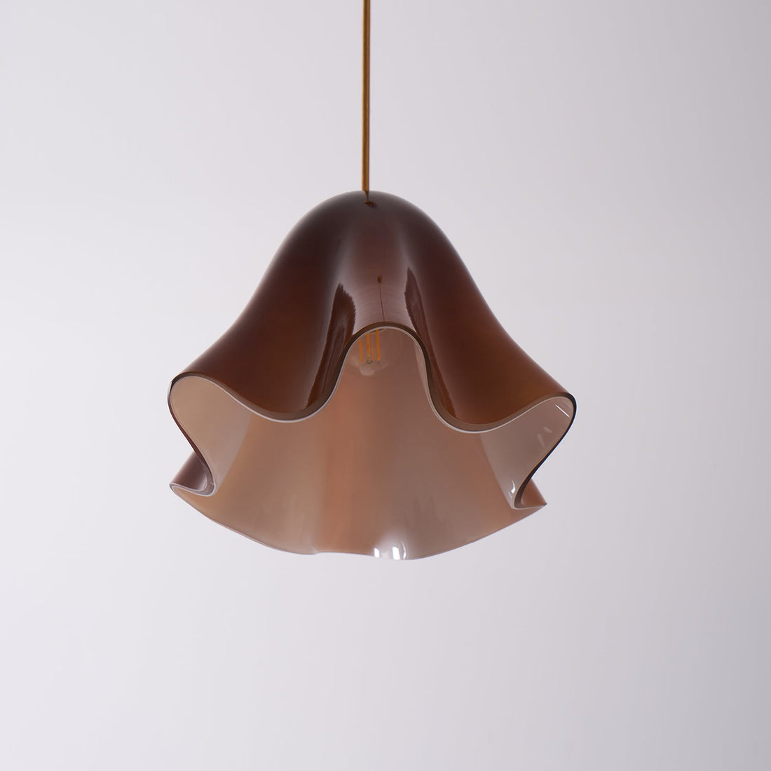 Bellina Artistic Glass Pendant Light - Modern Bloom Inspired Hanging Ceiling Lamp