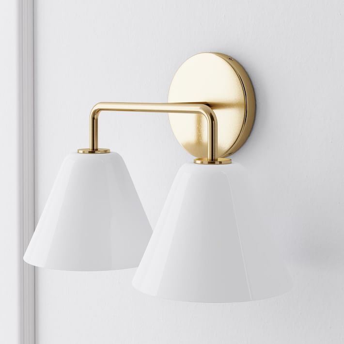 Applique murale Conica Cone - Éclairage moderne en verre à 1, 2 ou 3 lumières