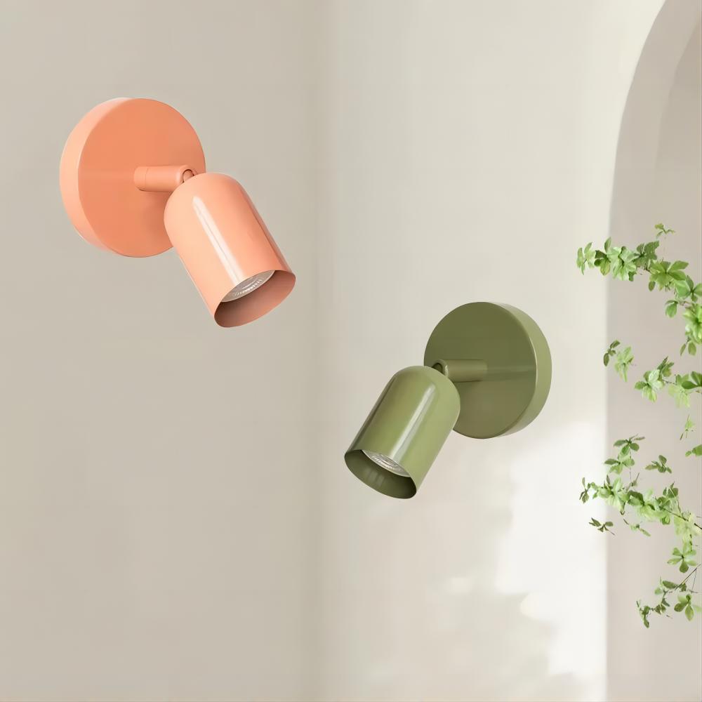 Cream Style Rotatable Wall Lamp – Nordic Design for Modern Living Rooms