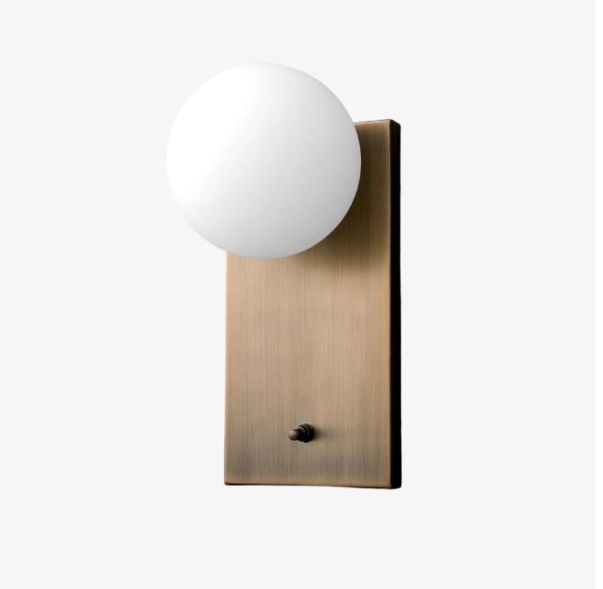 Metio Dome Elegant Wall Sconce Lighting - Classic Dome Shade Interior Fixture