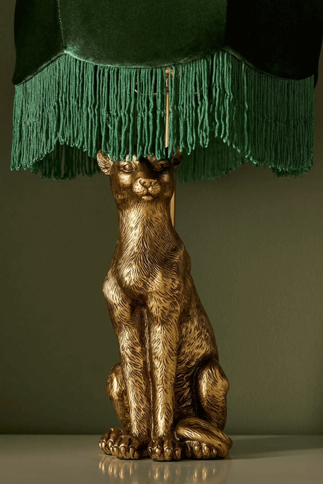 Pawdia Fabric Decorative Table Lamp - Animal Sculpture Bedside Lamp