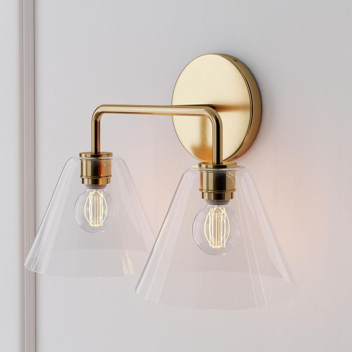 Applique murale Conica Cone - Éclairage moderne en verre à 1, 2 ou 3 lumières