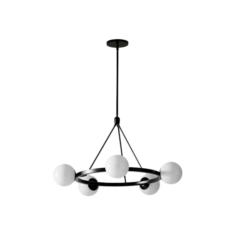 Brelia Round Light Chandelier - Modern Globe Chandelier in Stylish Design