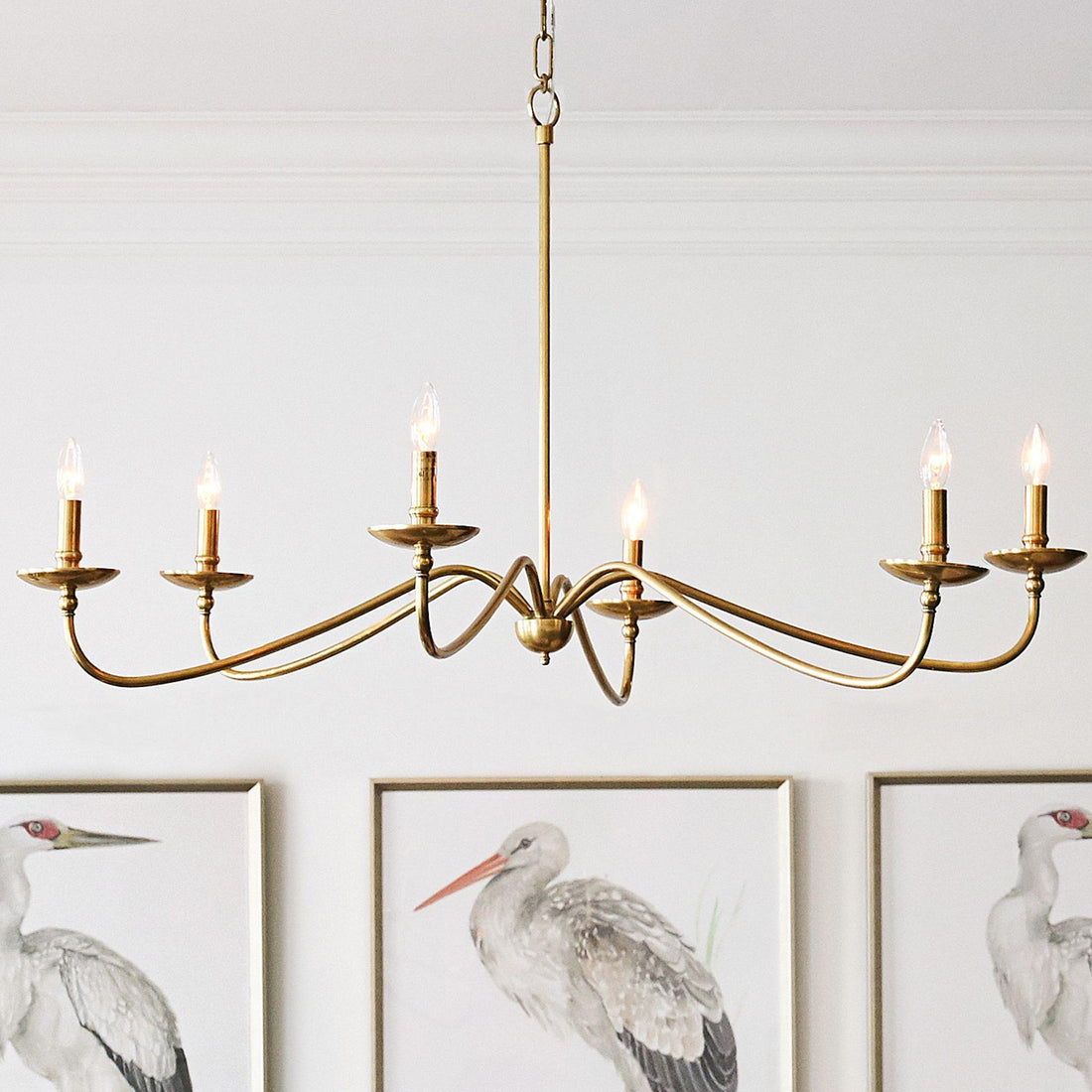 Lustre Rowan en fer intemporel au design bougie – Éclairage d'intérieur industriel pour chambre