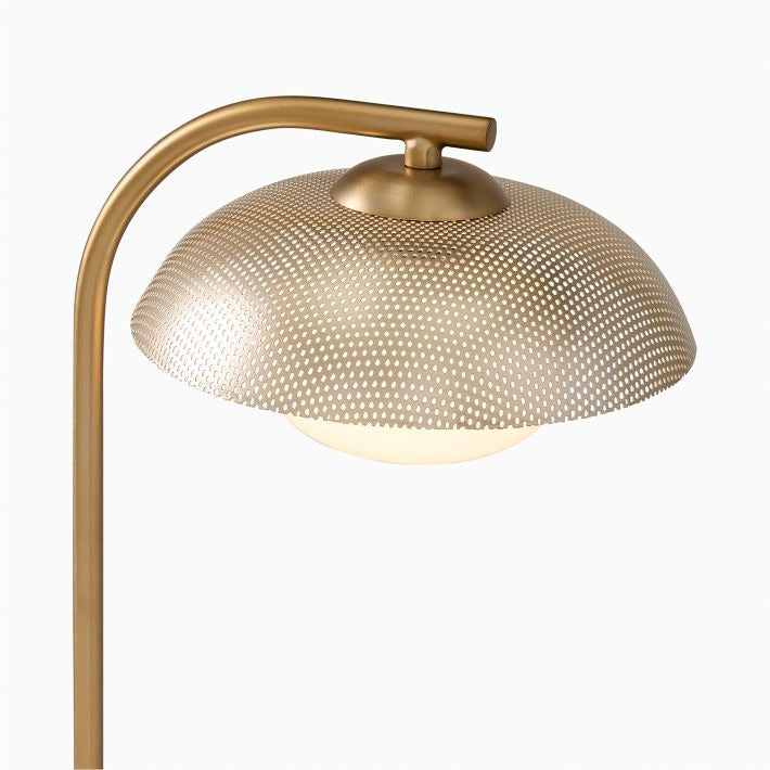 Lampe de table Elorina en métal perforé – Design moderne