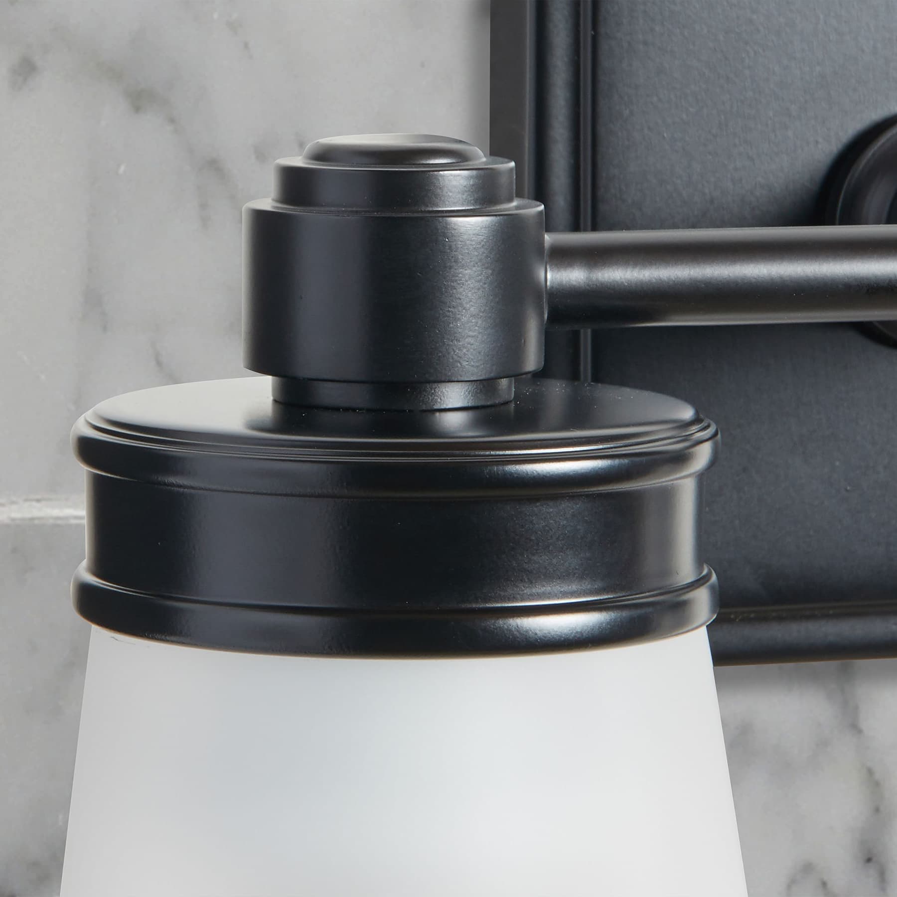 Derlina Wall Sconce Light - Zinc Alloy with Glass Shade in Modern Finishes