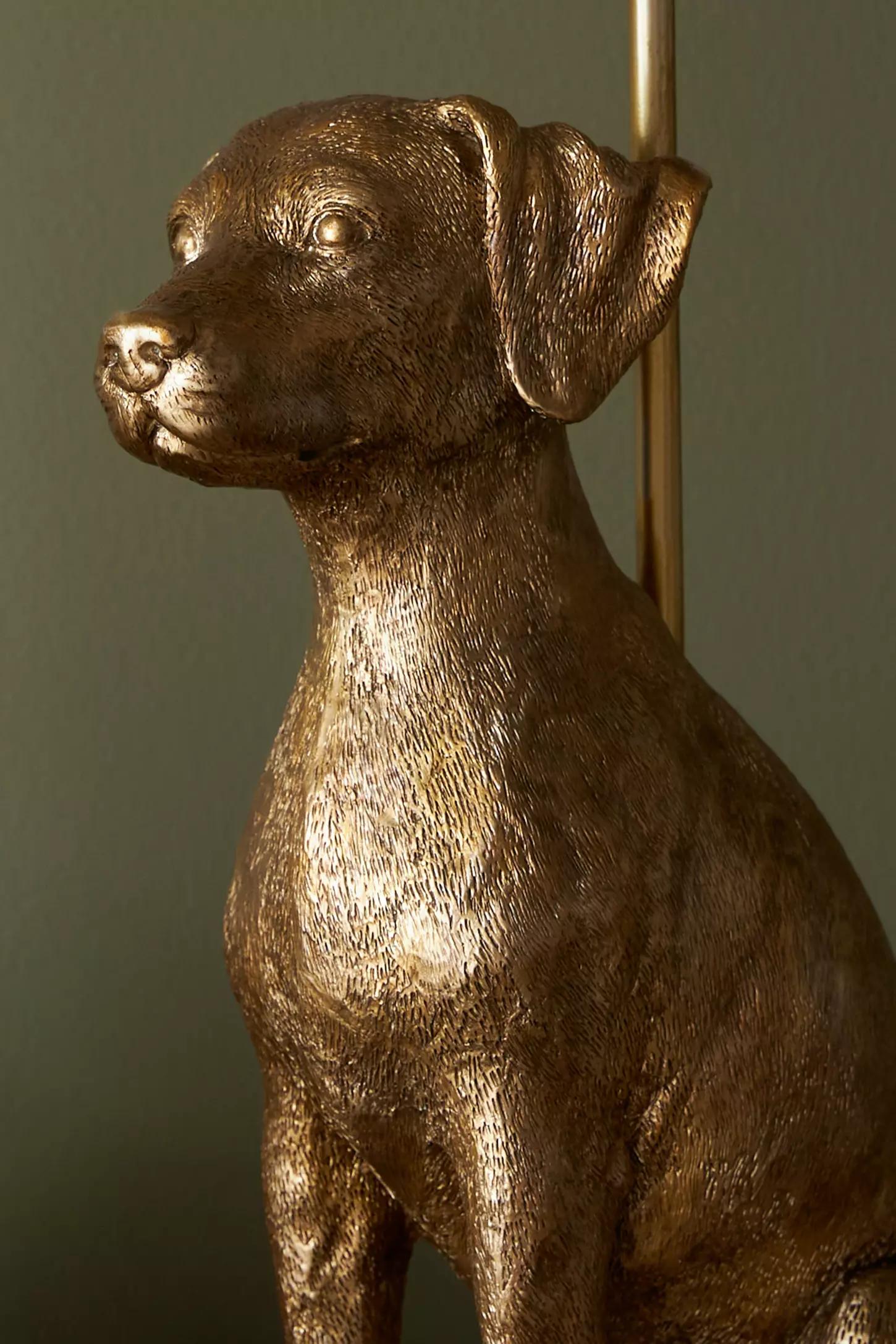 Pawdia Fabric Decorative Table Lamp - Animal Sculpture Bedside Lamp