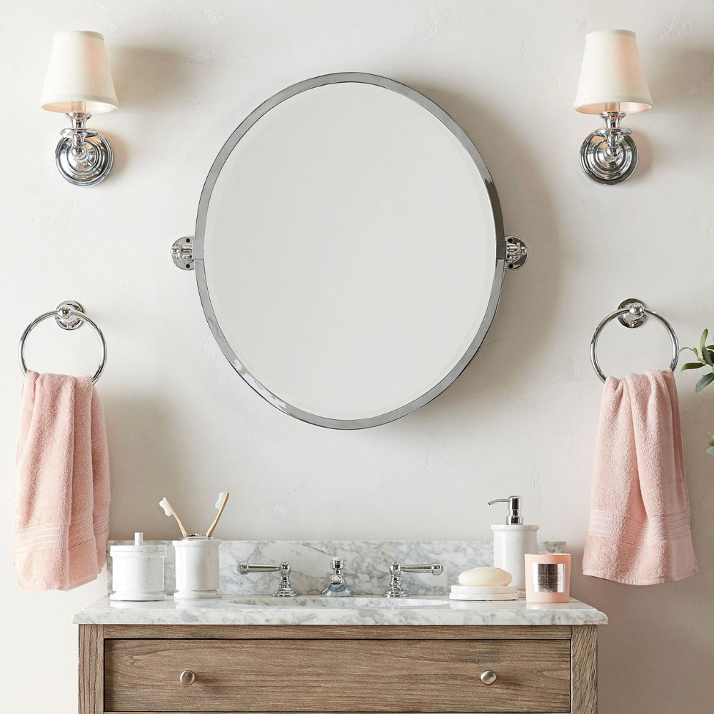 Kalvora Fabric Wall Sconce - Modern Chrome Lamp for Hallway & Bedroom