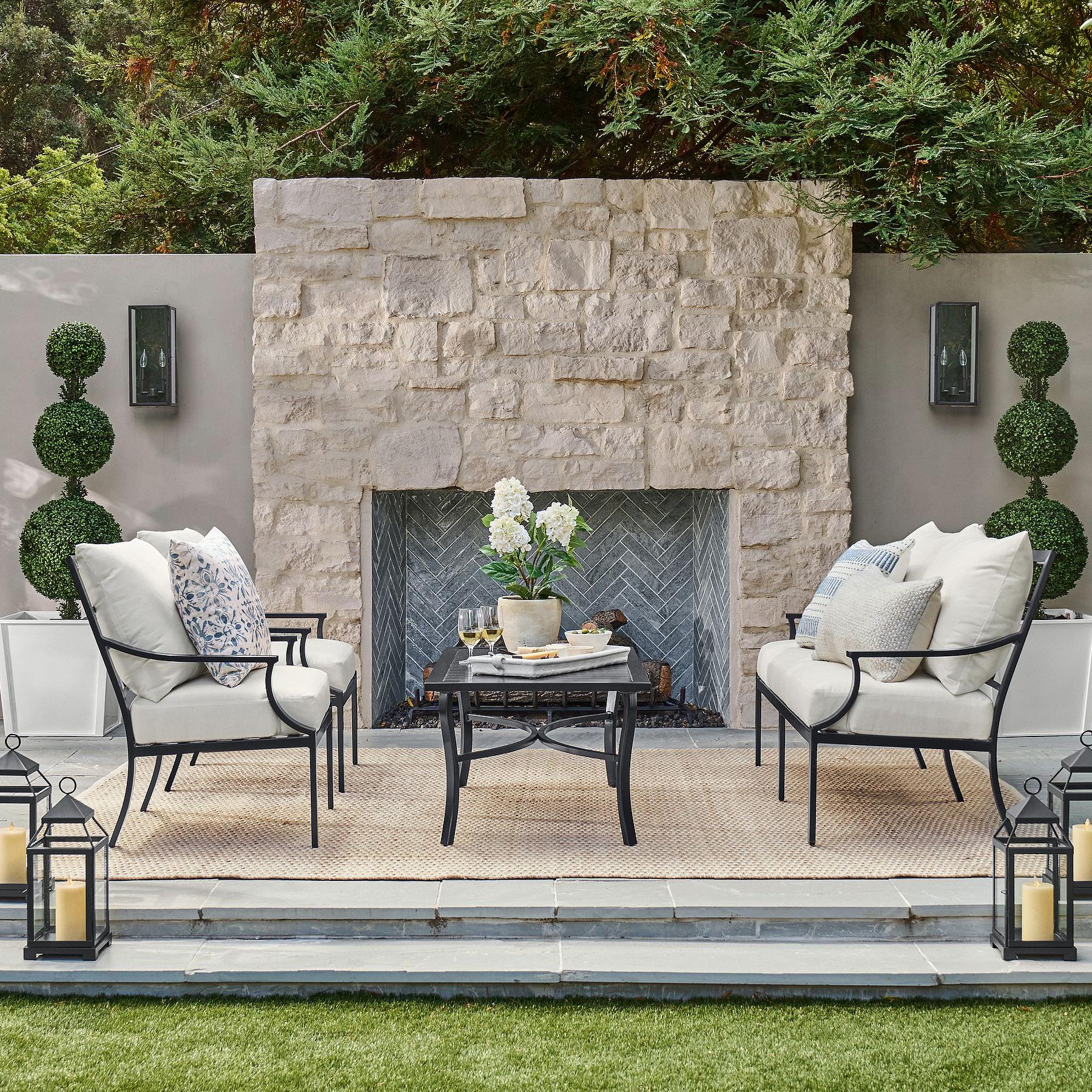 Ferrix Industrial Iron Outdoor Wall Lamp - Lighting Stylish Exterior Glass Lighting