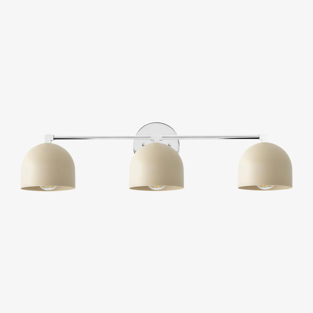 Metio Dome Mid-Century Deep Ball Vanity Lamp - Brass Wall Sconce