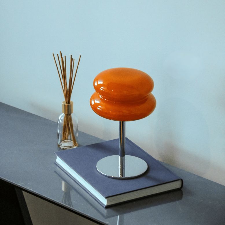 Lollipop Table Lamp Retro Bauhaus Style – Double Layer Bedroom Light