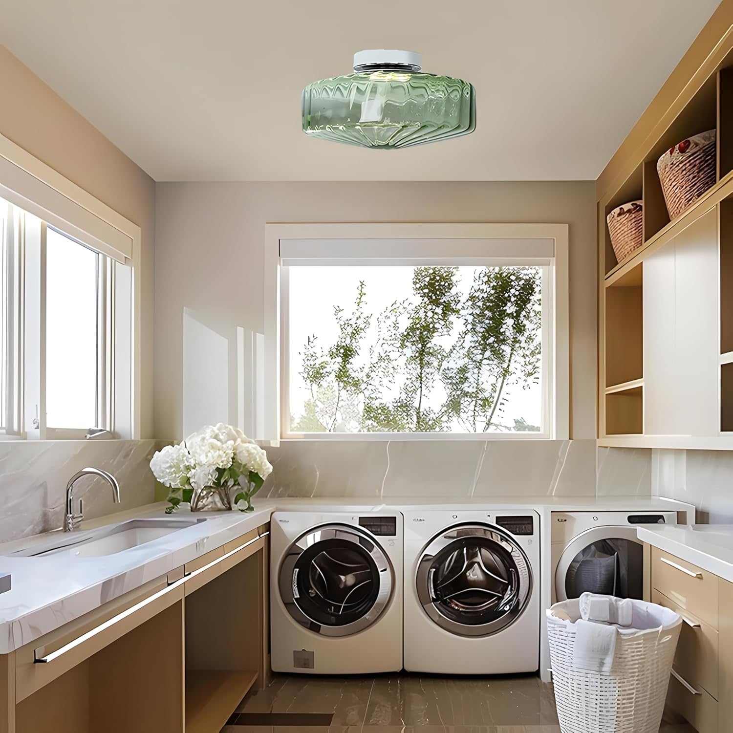 Industrial Remy Water Ripple Ceiling Lamp