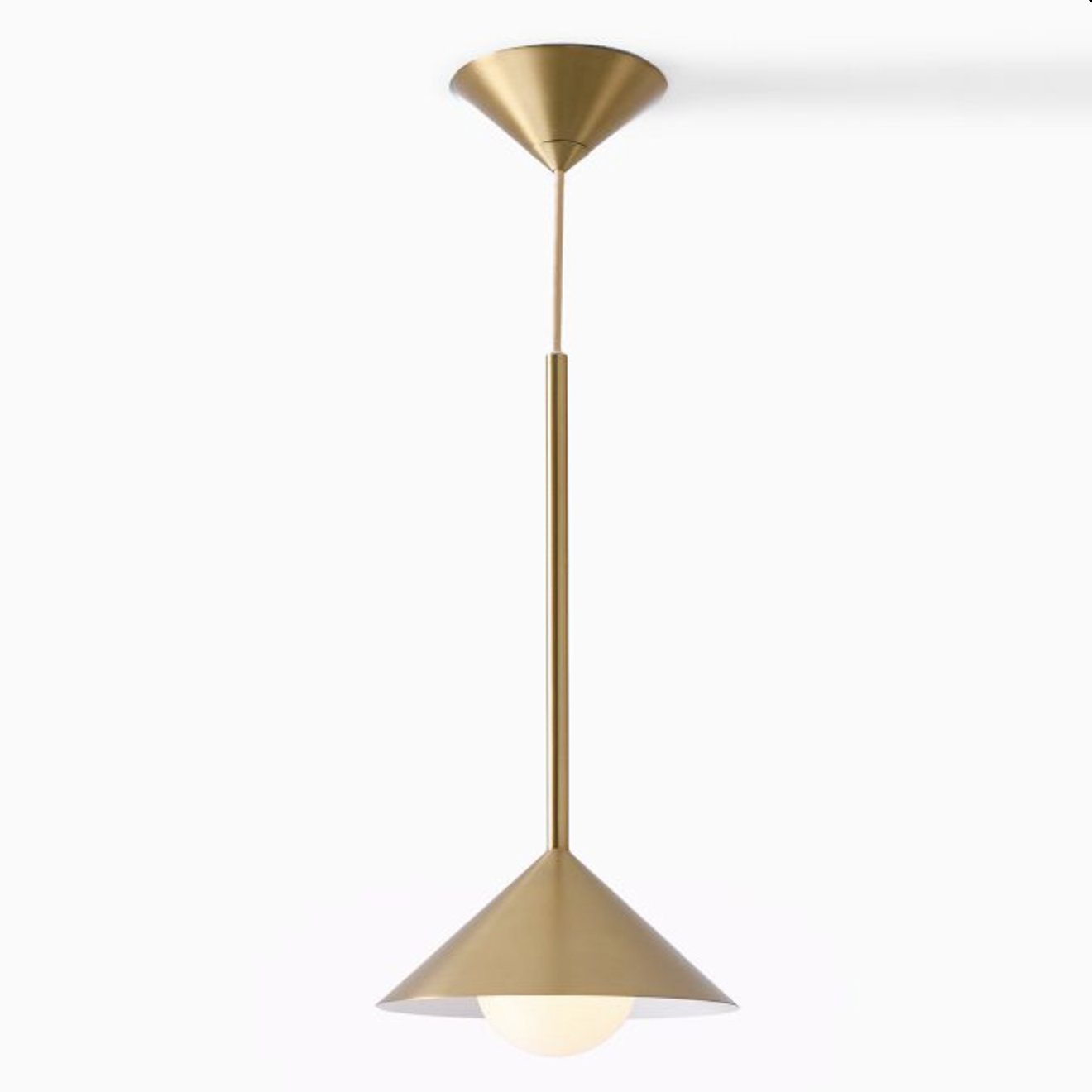 Brivana Adjustable Pendant – Cone Shade Light for Kitchen or Dining