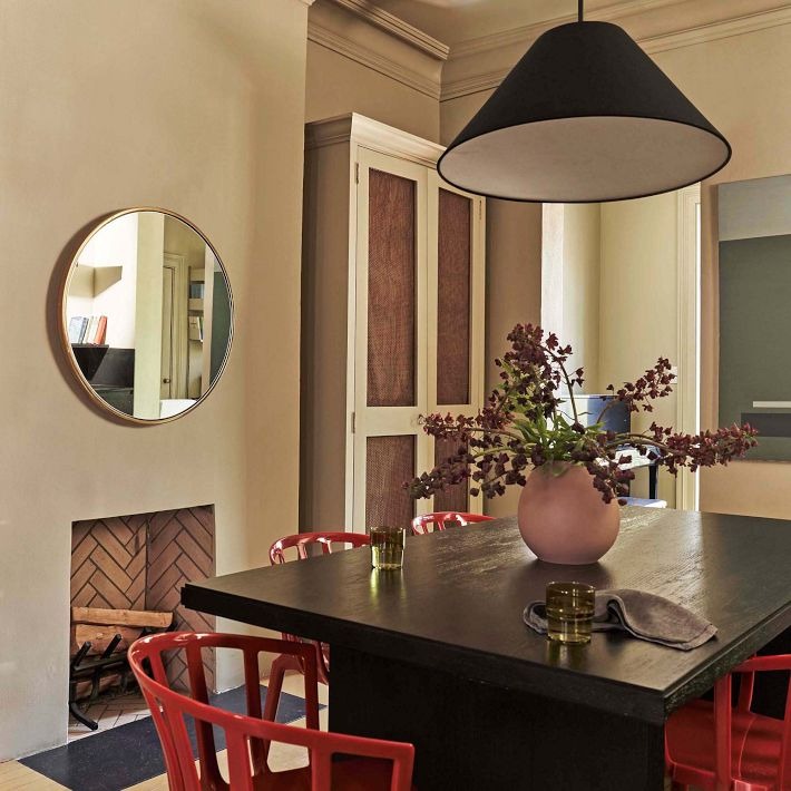 Conica Cone Fabric Pendant Light - Metal Adjustable Lamp for Bedroom