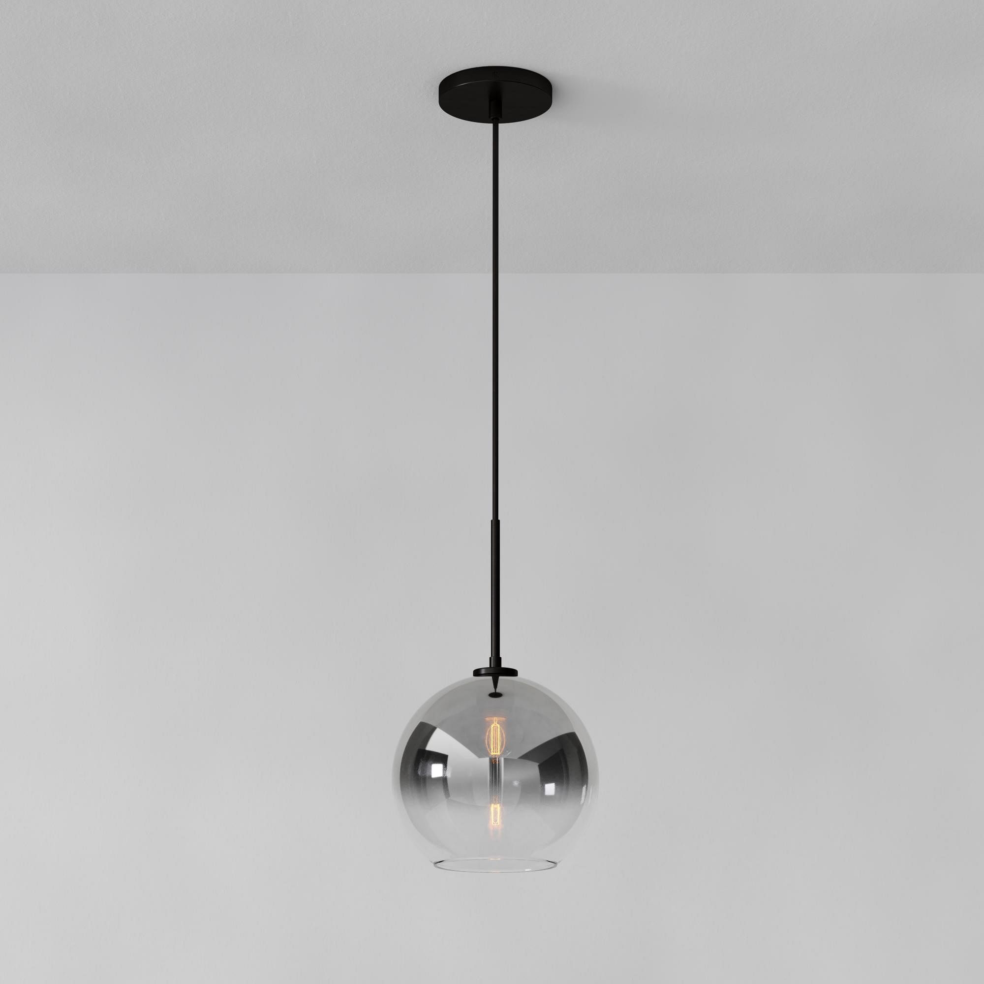 Selvion Sculptural Globe Pendant Light - Modern Glass Pendant Lamp - Sleek Design