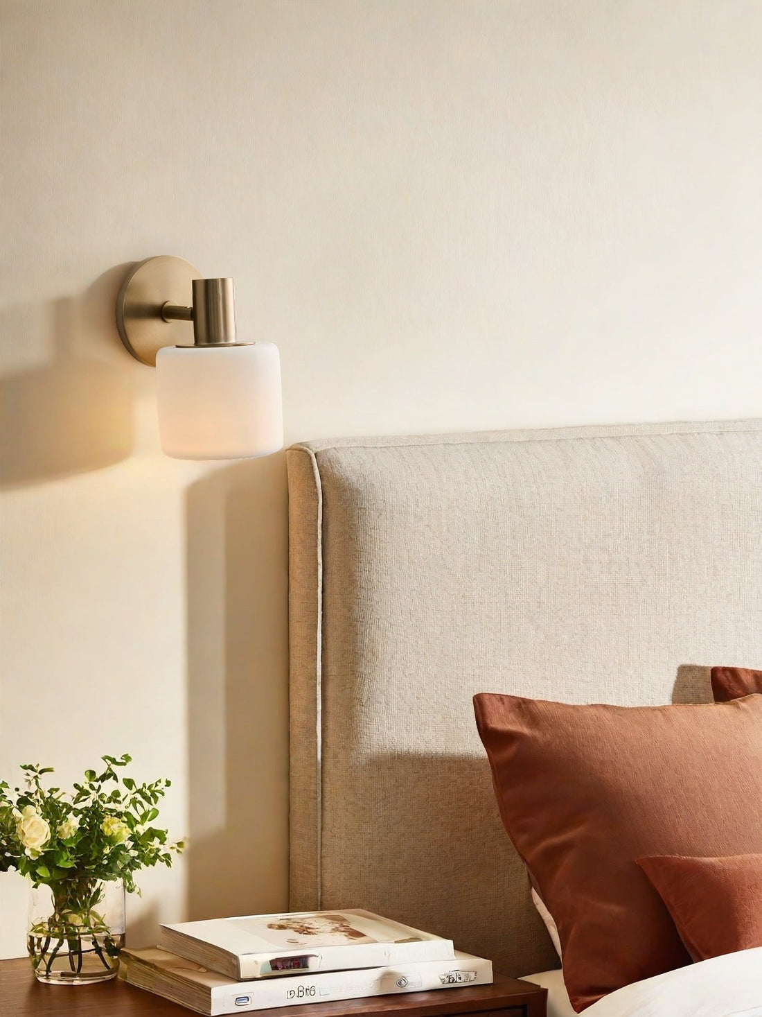 Decorative Porcelain Flush Mount Wall Sconce