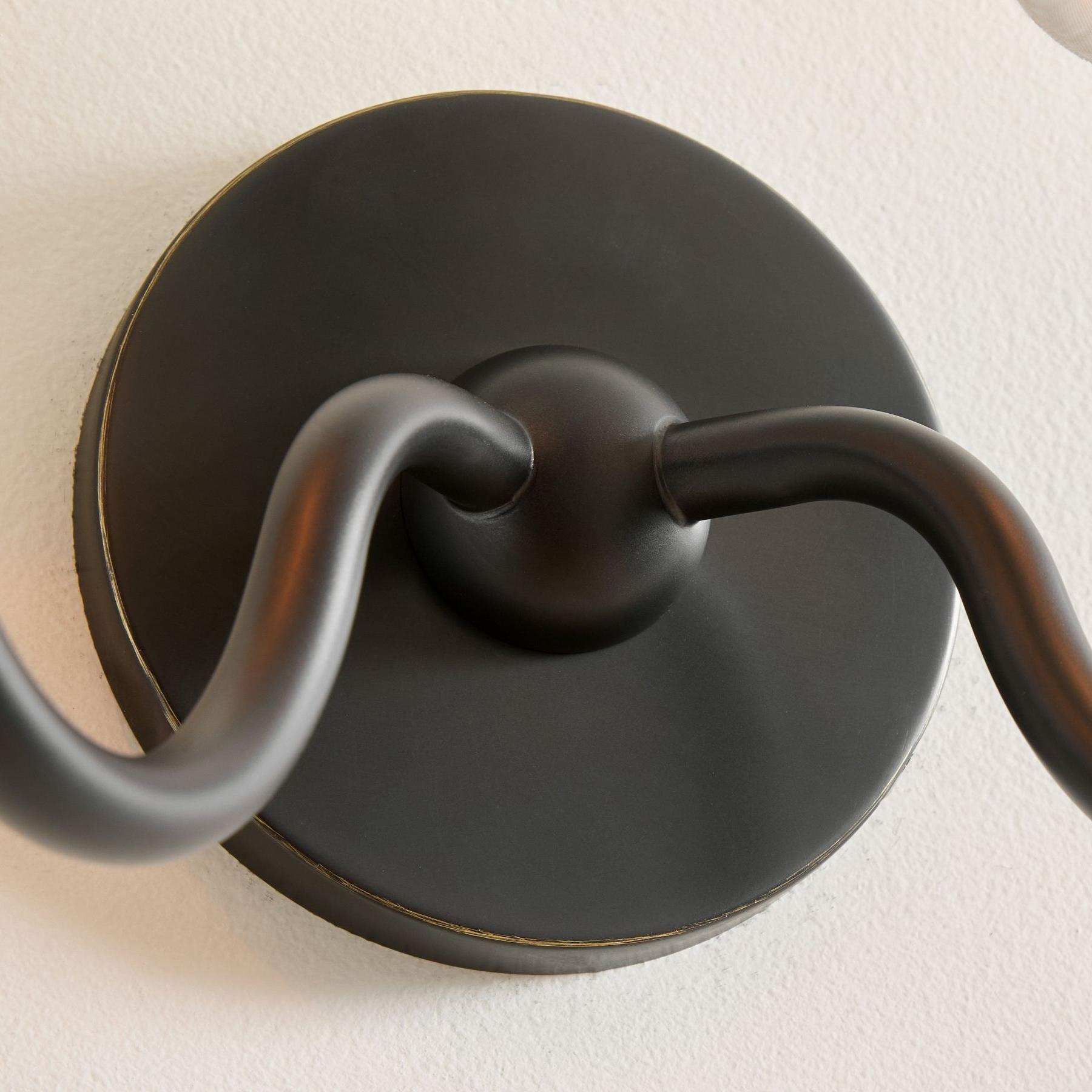 Luvora Pleated Linen Wall Lamp – Vintage Brass Wall Light for Living Rooms