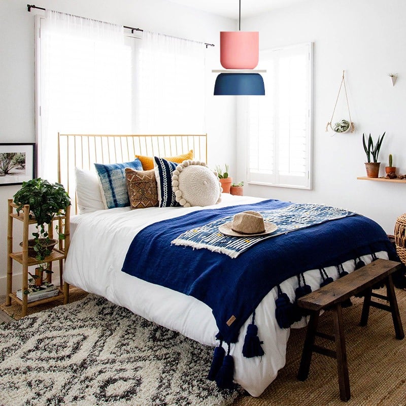 Macri Acrylic Colorful Bowl Shade Pendant Light For Kitchen