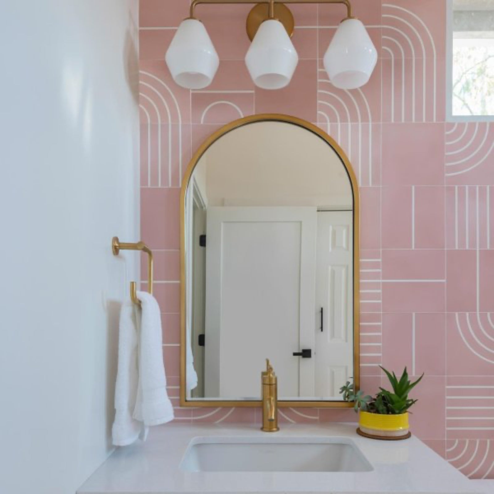 Merin Multi Head Dressing Table Wall Lamp - Metal And Glass Sculptural Lamp