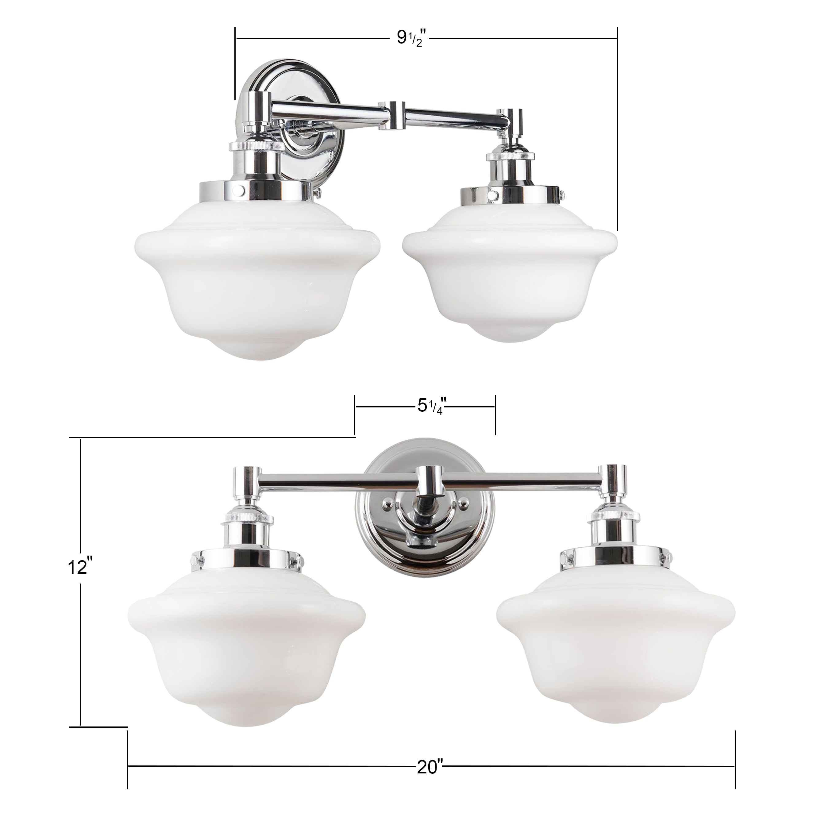 Lavagna Industrial Bathroom Vanity Light