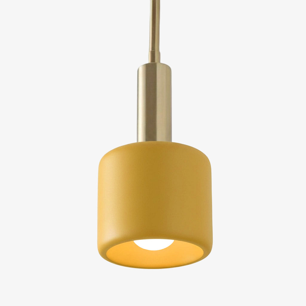 Suspension Cerova moderne en porcelaine ivoire – Design organique et doux pour îlot de cuisine