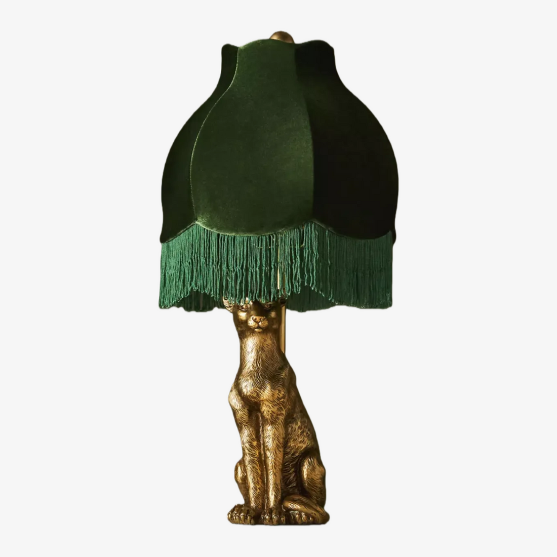Pawdia Fabric Decorative Table Lamp - Animal Sculpture Bedside Lamp